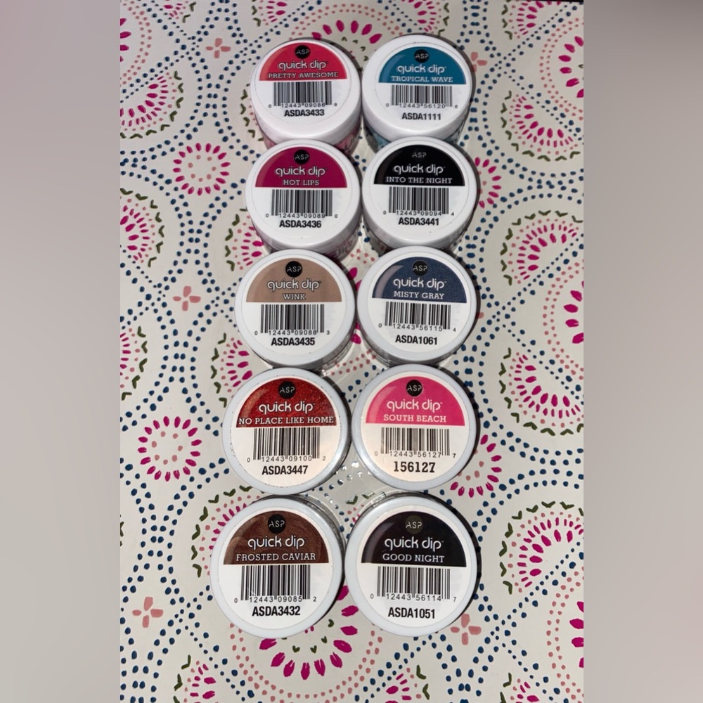 9 Quick Dip Nail Powder